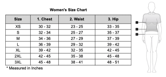 Women Size Chart