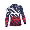 Men's All American Super Roubaix Thermal Cycling Long Sleeve Jersey, Cargo Bib Tights, or Kit Bundle - Urban Cycling Apparel