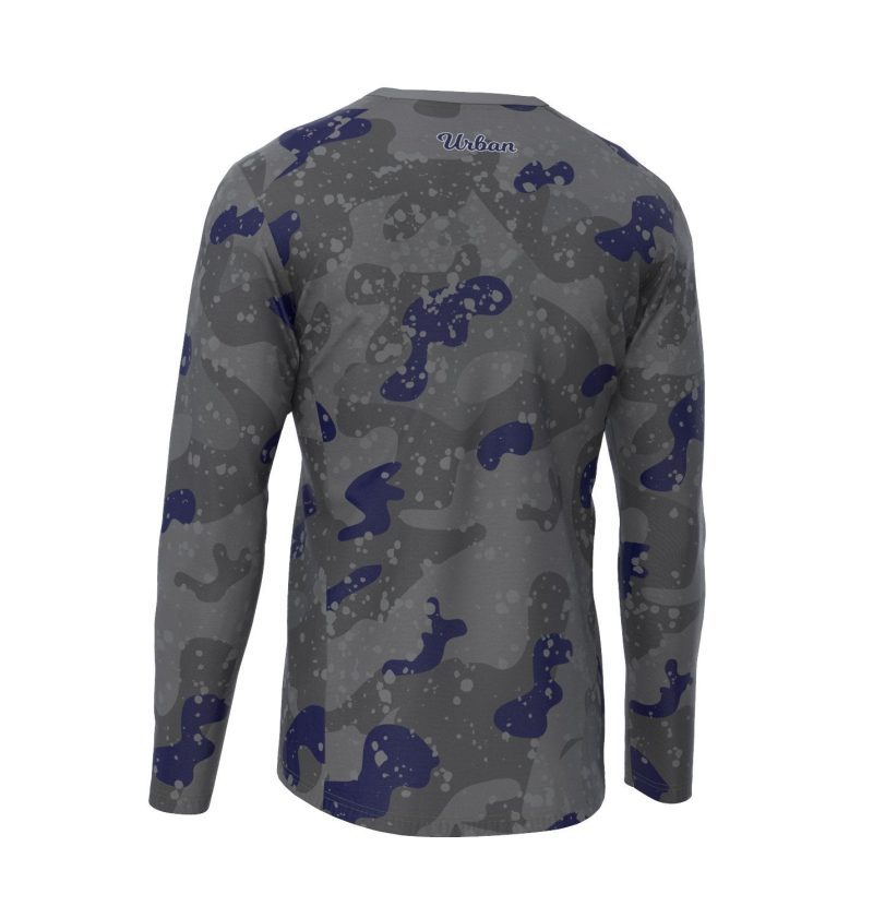 mens long sleeve camo mtb mountain bike cycling jersey 695263